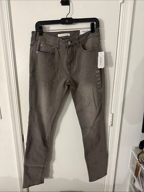 Pacsun Mens Active Skinny Stretch Jeans 31x32 Grey NEW